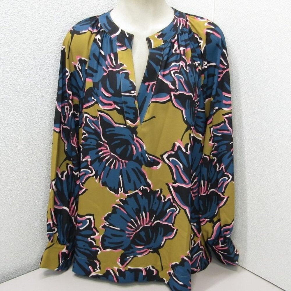 NEW CROSBY Women’s Rhett Long Sleeve Tunic Top – Marigold – Size XXL